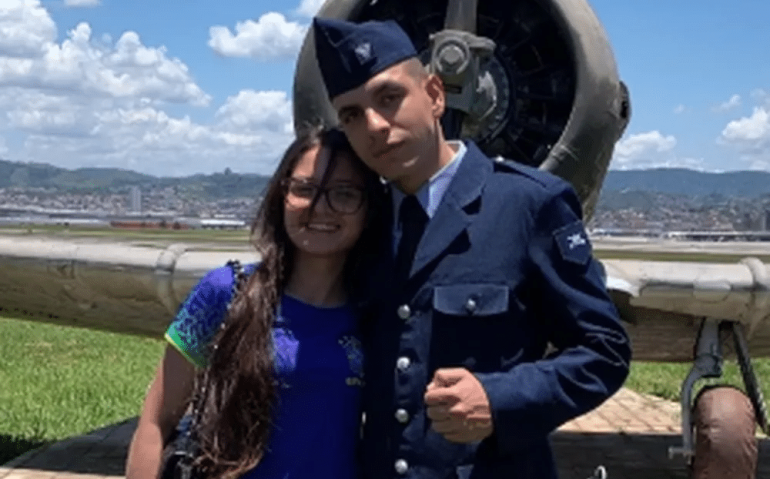 Henrique Thiofilo e Letícia Rodzewics — Foto: Reprodução/Instagram