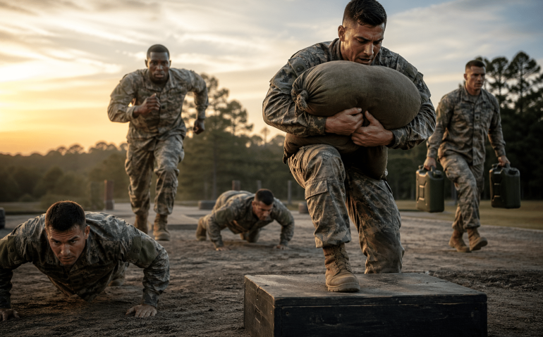 Combat Field Test (CFT) (Imagem ilustrativa, gerada por IA)