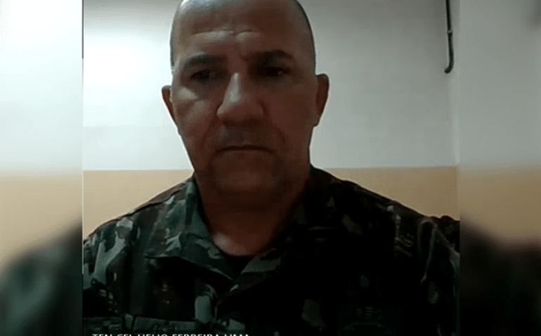 Ten cel Helio Ferreira Lima - audiência de custódia