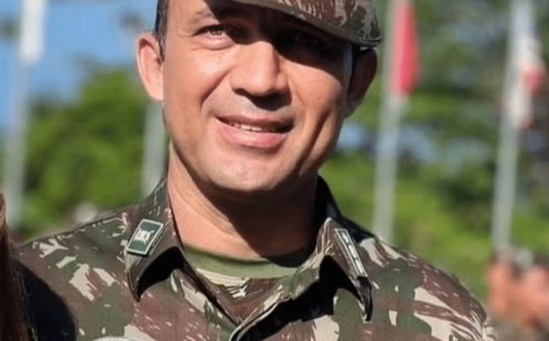 Tenente-coronel do Exército, Kleber Yanez do Nascimento, foi preso em flagrante pela PM — Foto: Reprodução/Facebook/Kleber Yanez