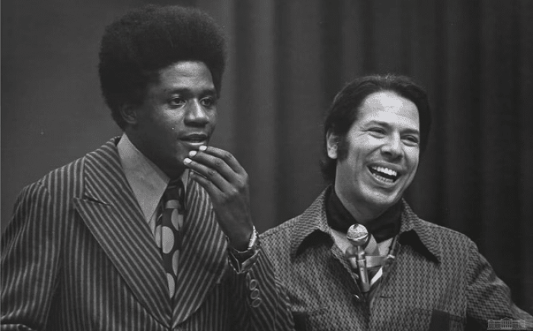 Tony Tornado e Silvio Santos