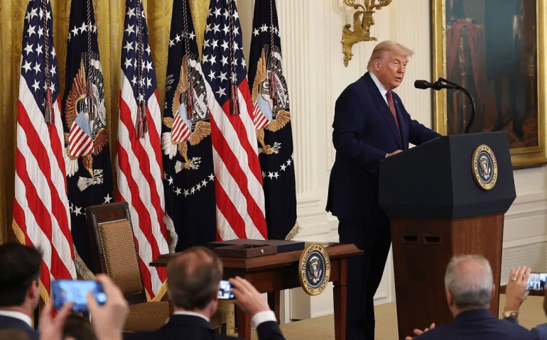 Trump na Casa Branca