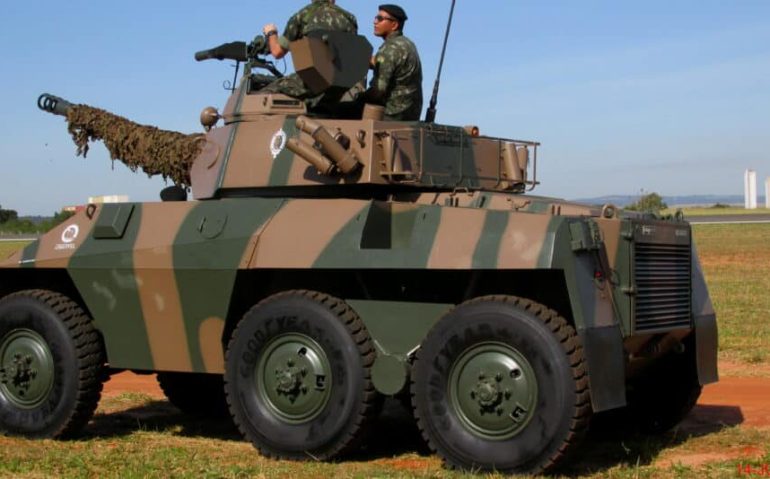 Uma unidade VBR EE-9 Cascavel – Crédito: 13º Esqd CMec/EB