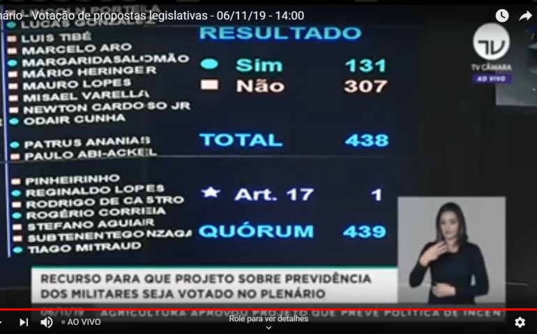 VOTAÇÃO PLENÁRIO