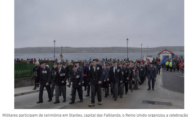 Veteranos ingleses nas Malvinas