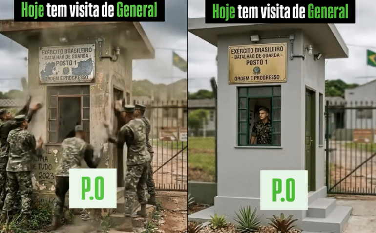 Visita de general