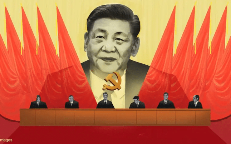 Xi Jin Ping controla o Partido Comunista Chinês (PCC)