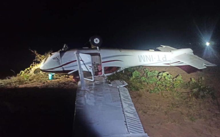 avião abatido MT