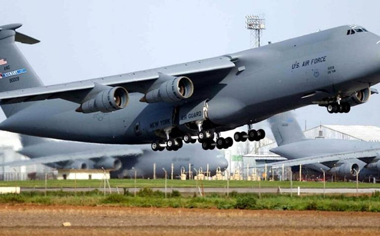 Aeronave de carga estadunidense C-5 Galaxy© AFP 2020 / Cristina Quicler