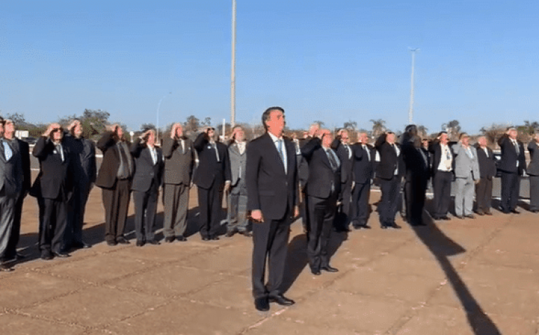bolsonaro e colegas de turma