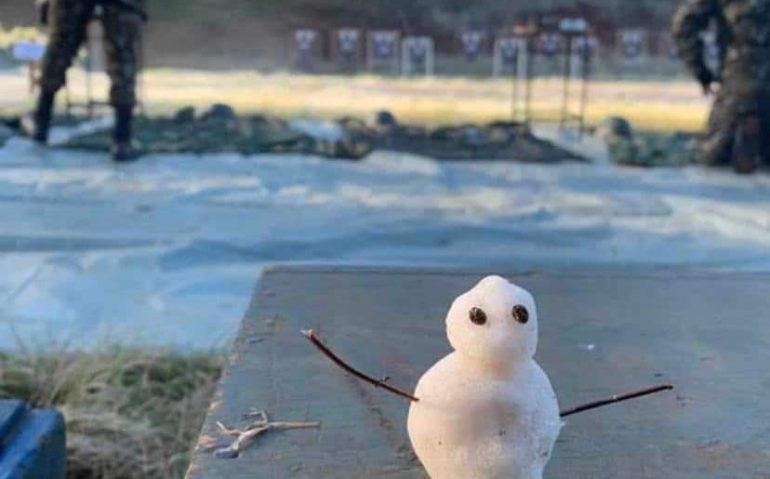 boneco de gelo no CICA