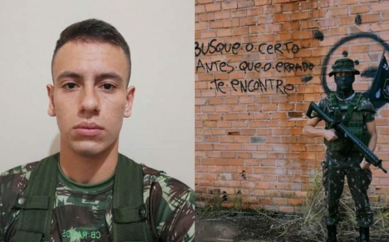 O cabo Leonardo morreu ainda no quartel – Fotos: Reprodução