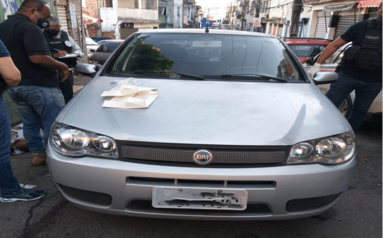 Militar da Marinha é morto em Salvador. Ele estava em um veículo com um policial militar quando foi atingido. — Foto: Reprodução / Redes Sociais