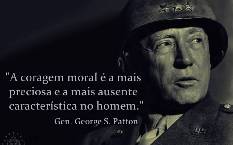 coragem moral - Patton