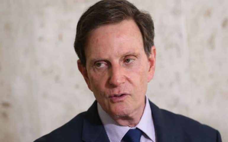Brasília - O prefeito do Rio de Janeiro, Marcelo Crivella, fala à imprensa após reunião com o presidente Michel Temer, no Palácio do Planalto (Antonio Cruz/Agência Brasil)