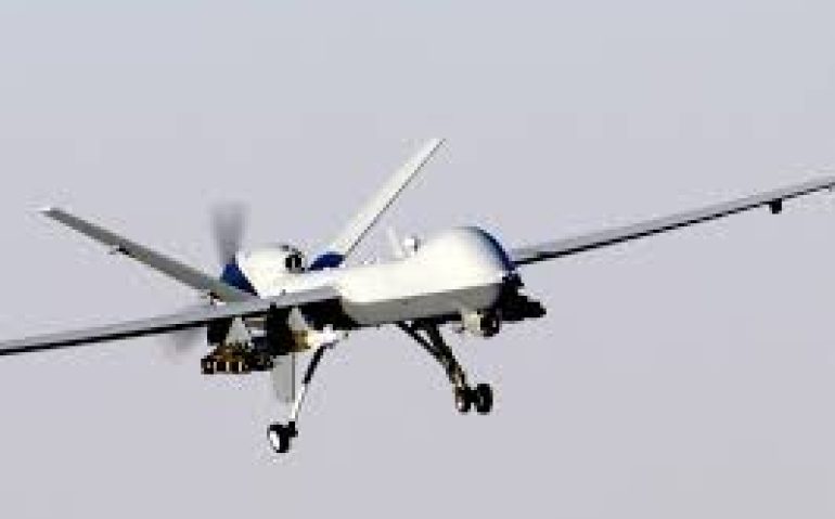 O drone militar MQ-9 Reaper usado pelos EUA no ataque aéreo que resultou na morte do líder da Al Qaeda, Abdul Hamid al-Matar
Imagem: Divulgação/Military.com