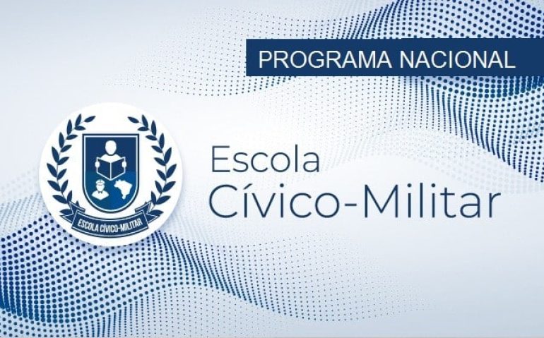 escola cívio militar cartaz