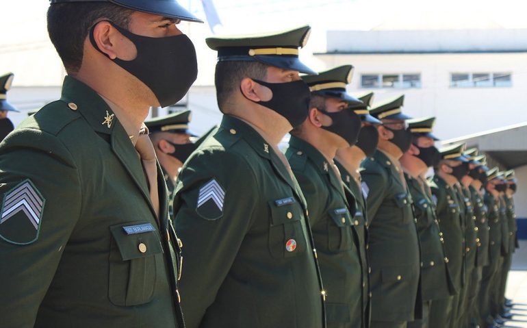 Sob o signo da pandemia: EASA forma o turno nr 87 de sargentos aperfeiçoados (Foto:Sd EP Dalenogare/Facebook da EASA)