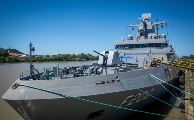 Marinha constrói navio de guerra de 3.500 toneladas em SCFoto: Luiz Lerner/Fiesc/Divulgação/ND Mais