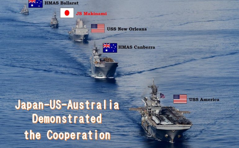 frota japão eua austrália
