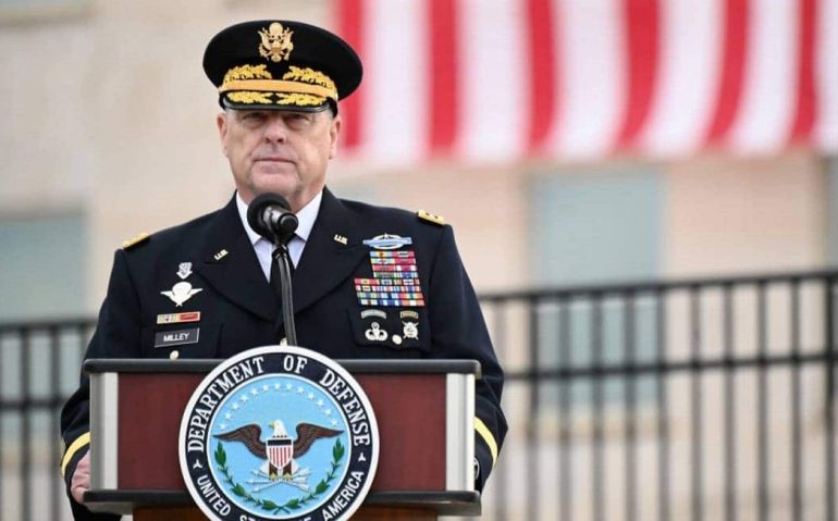 O chefe do Estado-Maior Conjunto dos Estados Unidos, general Mark Milley Foto: ERIN SCOTT / REUTERS