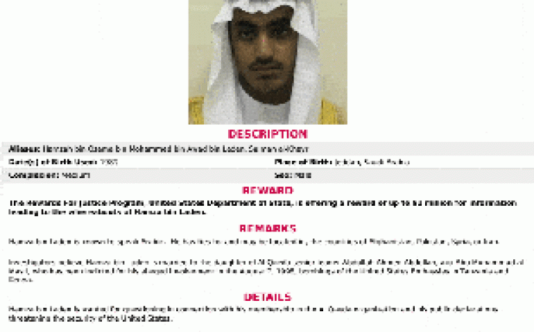 Ocorrida em julho, morte de Hanza Bin Laden foi confirmada na sexta-feira (13) por Trump