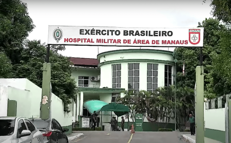 Hospital Militar de Área de Manaus, que reserva vagas para atender militares e familiares contra covid
Imagem: Reprodução