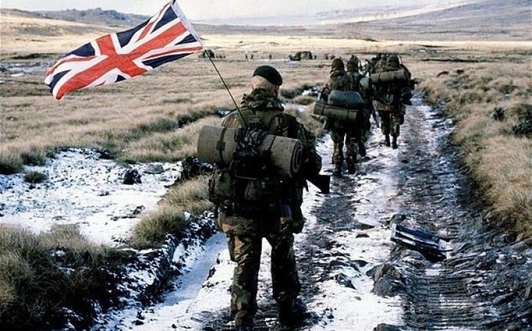 ingleses nas falklands