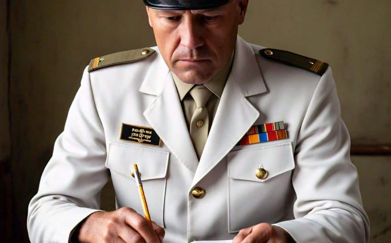 militar contando moedas
