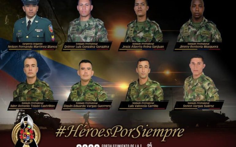 militares colombianos mortos