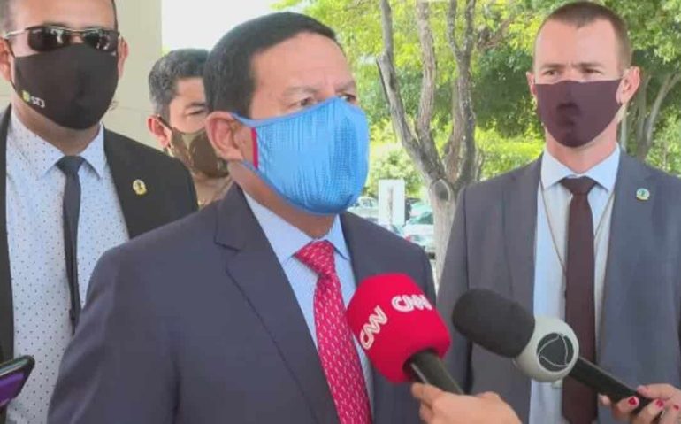 O vice-presidente Hamilton Mourão (PRTB)
Foto: CNN (1°.out.2020)