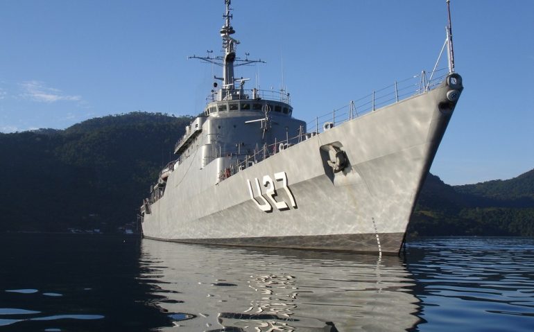 Vítima participava de viagem de instrução no Navio-Escola Brasil — Foto: Divulgação/Marinha do Brasil