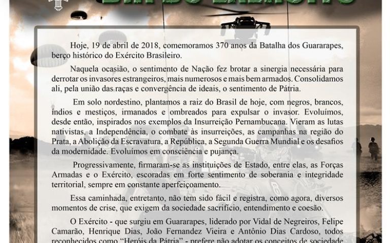 ordem do dia eb
