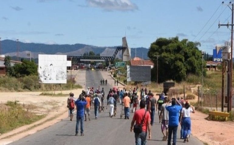 Migração venezuelana na fronteira (Foto: Divulgação)