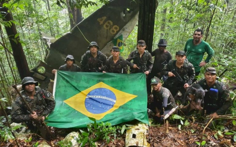 patrulha EB encontra avião da Segunda Guerra