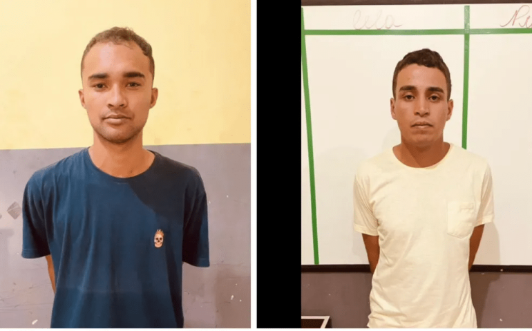 Carlos Henrique e Thiago Dias suspeitos de crime que deixou militar em estado vegetativo em Planaltina, Goiás — Foto: Divulgação/Polícia Civil