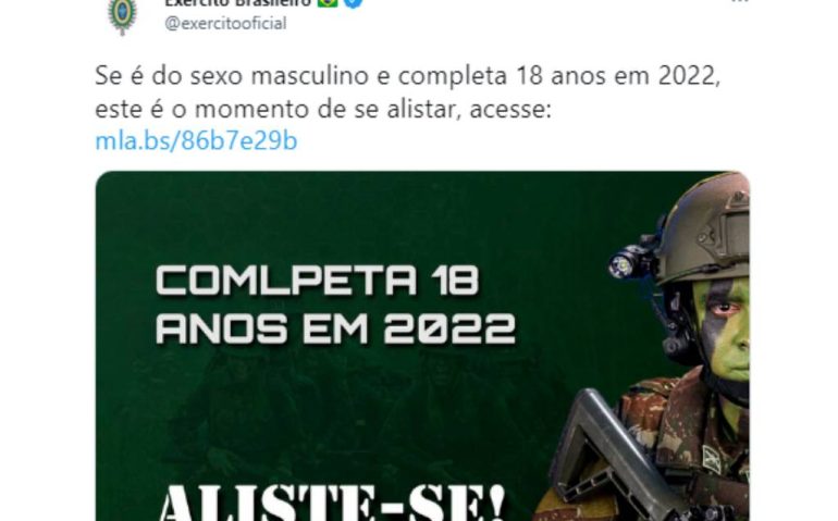 print serviço militar EB