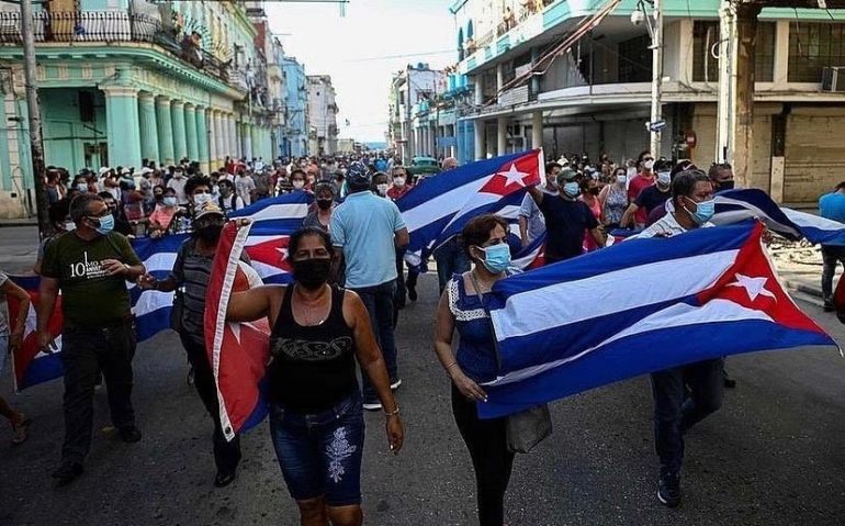 protests em Cuba