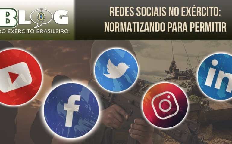 redes sociais do exército