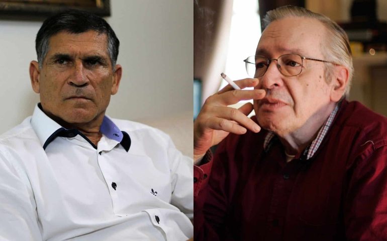santos cruz e olavo de carvalho