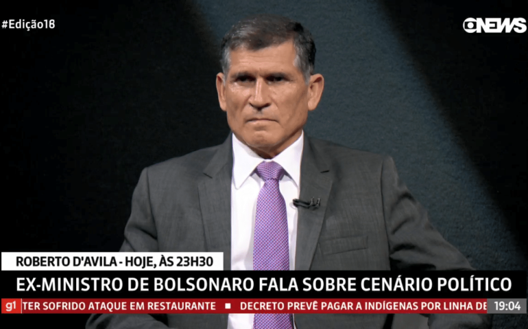 santos cruz na Globo News