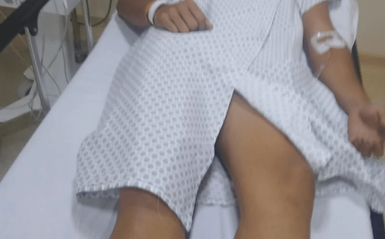 Daniel está internado no CTI de um hospital particular em Bangu depois de ter passado mal em treinamento do Exército
Arquivo Pessoal