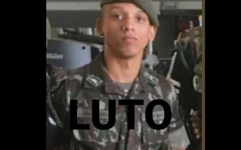 Soldado do Exército, Fernando Guardiano, foi encontrado morto em lagoa após ser abordado por homens armados no bairro do Cabula, em Salvador — Foto:Reprodução/Redes Sociais