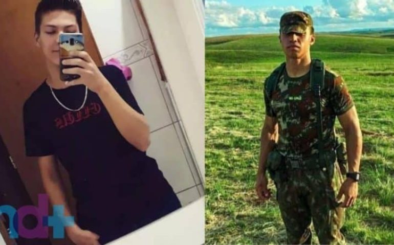 Soldados Alex Carvalho da Cruz e Diogo Felipe Veiga, mortos em acidente com caminhão do Exército no Vale do Itajaí — Foto: Reprodução/Redes sociais