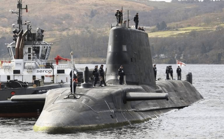 Imagem de submarino da frota britânica - Reprodução/Royal Navy