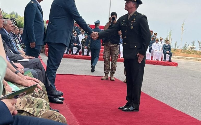 tenente coronel destaque em curso no Líbano