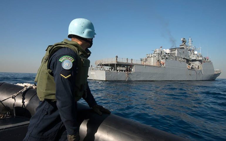 Corveta Barroso em Missão na Força-Tarefa Marítima (FTM) da Força Interina das Nações Unidas do Líbano (UNIFIL)