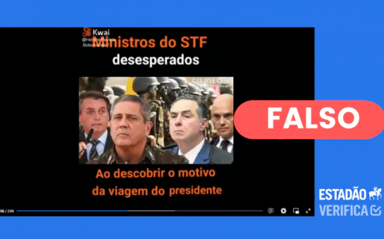 vídeo falso STF